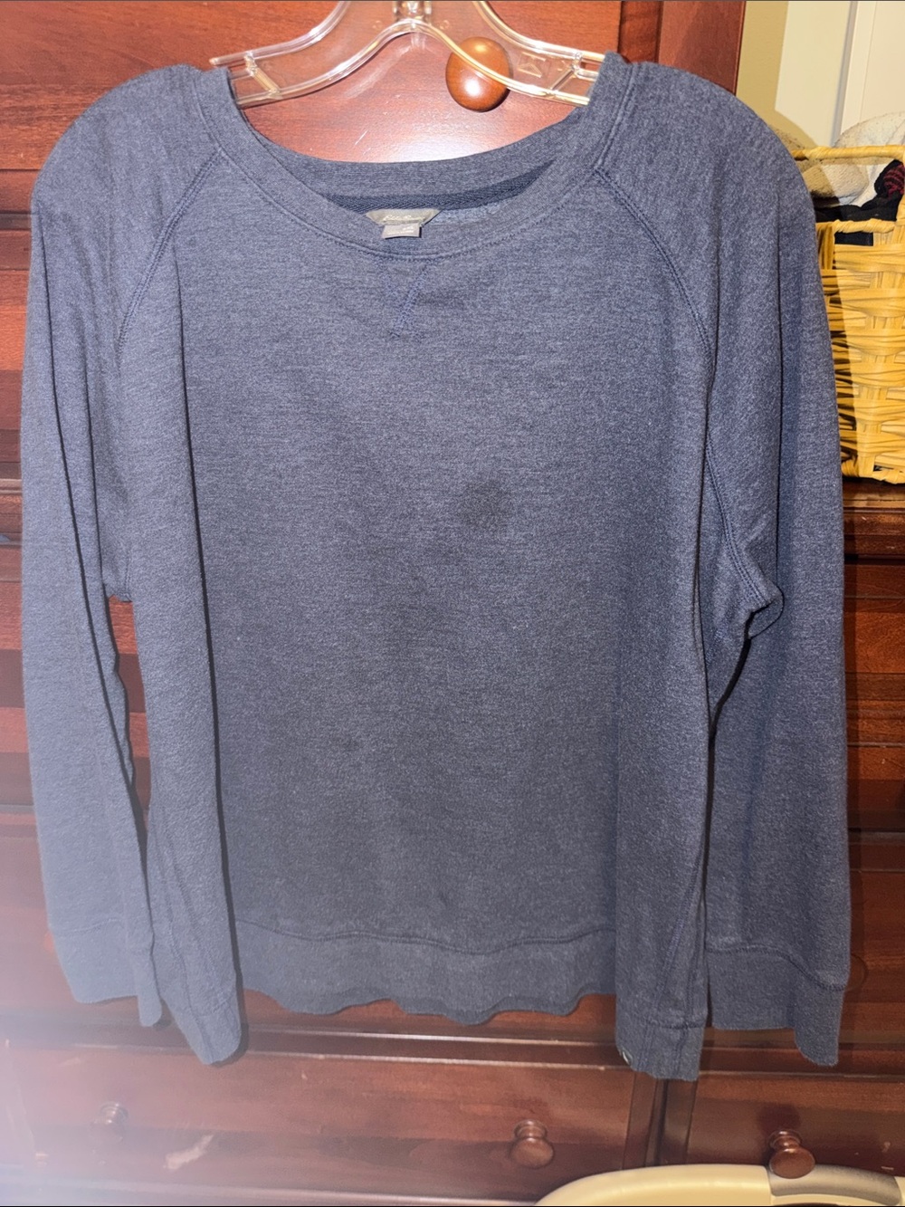 Eddie Bauer Navy Heather Crewneck Sweatshirt